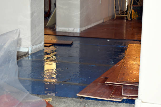 Professional Water Damage Restoration technician working in Mooresville, IN